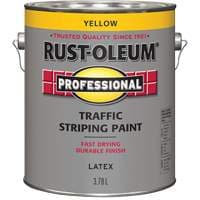Traffic Striping Paint, Yellow, 3.78 L, Jug