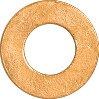 SAE Flat Washer, 1/2", Yellow Zinc