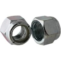 Nylock Nut, 5/16"-18 Dia., Zinc Cr+3, Coarse