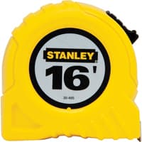 High Impact Measuring Tape, 1/4" x 16', in/ft./16ths of an Inch Graduations