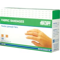 Bandages, Rectangular/Square, 3", Fabric, Non-Sterile