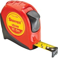 Fibreglass Measuring Tape , 19 mm x 16', 1/16"/Millimetres Graduations