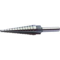 DRILLCO Multi-Step Drill Bit, 1/4" - 3/4" , High Speed Steel