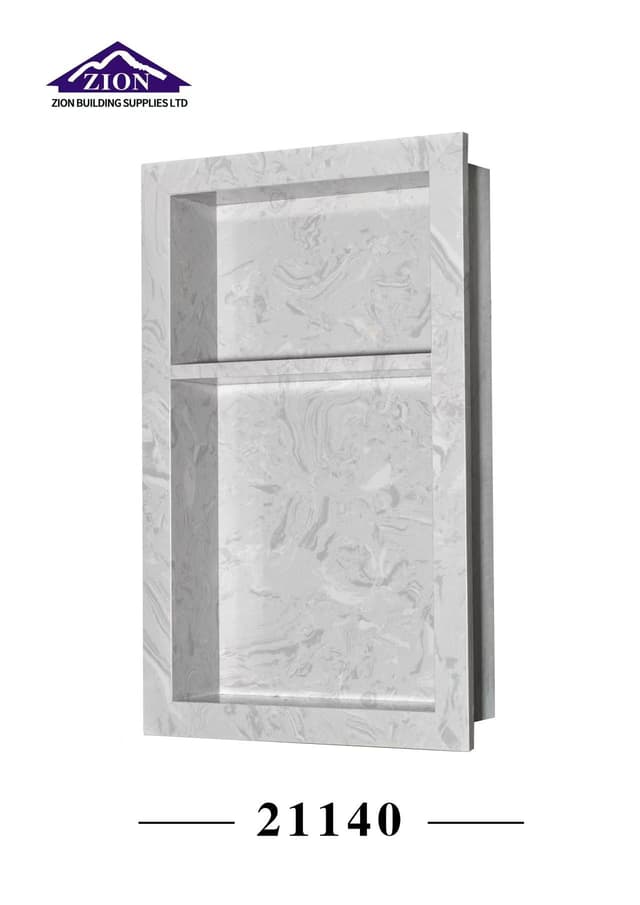 CLOUDY GREY SHOWER NICHE