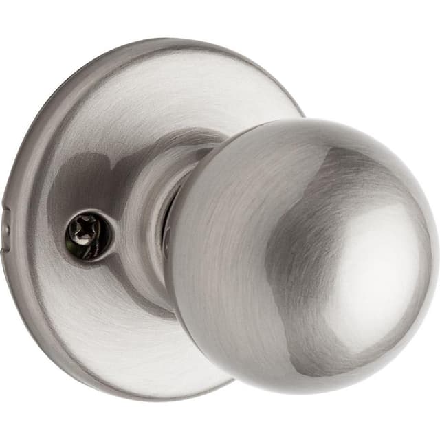 DUMMY LOCK (BALL KNOB) SATIN NICKEL