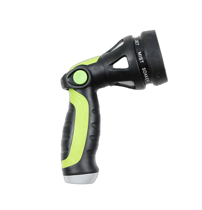 HOSE NOZZLE SPRAYER METAL THUMB TRIGGER 8-PATTERN