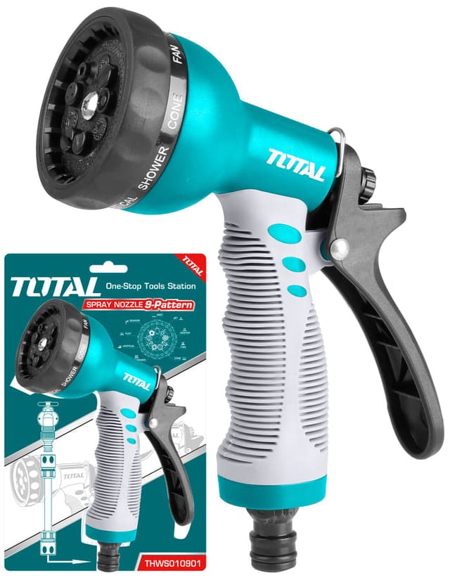 PLASTIC TRIGGER SPRAY NOZZLE - 9 PATTERN