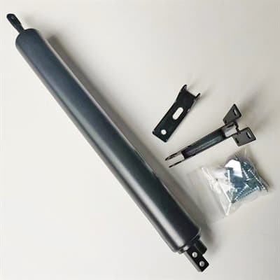 PNEUMATIC ALUMINUM DOOR CLOSER 10.5IN X 1.25IN BLACK