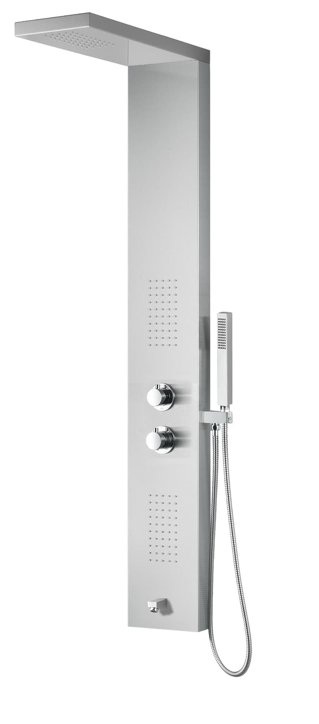 ST8858K SHOWER PANEL SATIN NICKEL