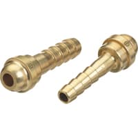 Barbed Hose Nipple, Brass
