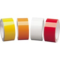 Engineer Grade Reflective Tape, 2" x 30', Polyethylene, Red