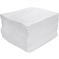 Premium Meltblown Sorbent Pads, Oil Only, 15" x 17", 30 gal. Absorbancy