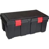 Water Resistant Storage Container, 33" W x 19" D x 13" H, Black