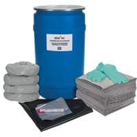 Premium Shop Spill Kit, Universal, Drum, 30 US gal. Absorbancy