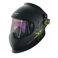 Panoramaxx Welding Helmet, 6.3" L x 2.3" W View Area, 2.5/5 - 12 Shade Range, Black