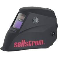 WHB1000 Advantage Series ADF Welding Helmet, 3.54" L x 1.57" W View Area, Black/Red