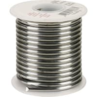 Common Solder, Lead-Based, 50% Tin 50% Lead, Solid Core, 0.125" Dia.