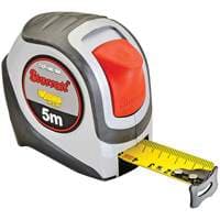 KTXP Series Measuring Tapes, 1-3/5" x 5m, Metric Graduations