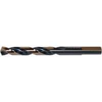 DRILLCO Nitro Heavy-Duty Mechanic's Length Drill Bit, 15/32", High Speed Steel, 3-1/8" Flute, 135° Point