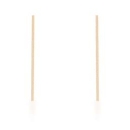 Carolee Gold Stainless Steel Line Drop Earrings