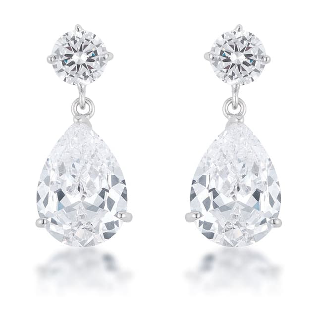 Shimmering CZ Earrings