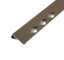1/4''*8' METAL L-CHANNEL BRONZE