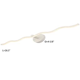 #13864 SWIRLY VANITY LIGHT