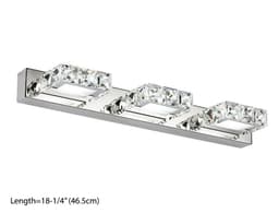 #13876 VANITY LIGHT WITH CRYSTALS (3 LIGHTS)