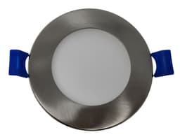 4'' BRUSHED NICKEL TRIM LED POT LIGHT (3 LIGHT COLOUR OPTIONS: 3000K, 4000K AND 5000K) WITH JUNCTION BOX