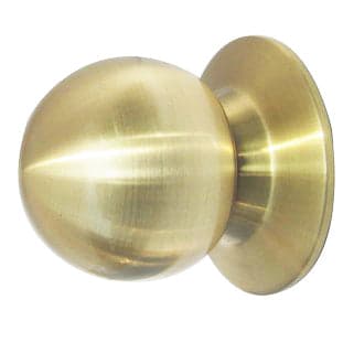 DUMMY LOCK (BALL KNOB) POLISHED BRASS