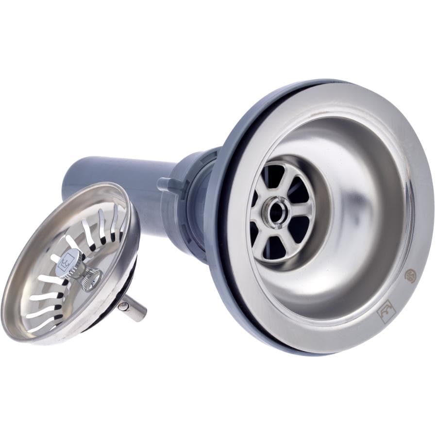 KITCHEN SINK DRAIN ASSEMBLY AND STRAINER