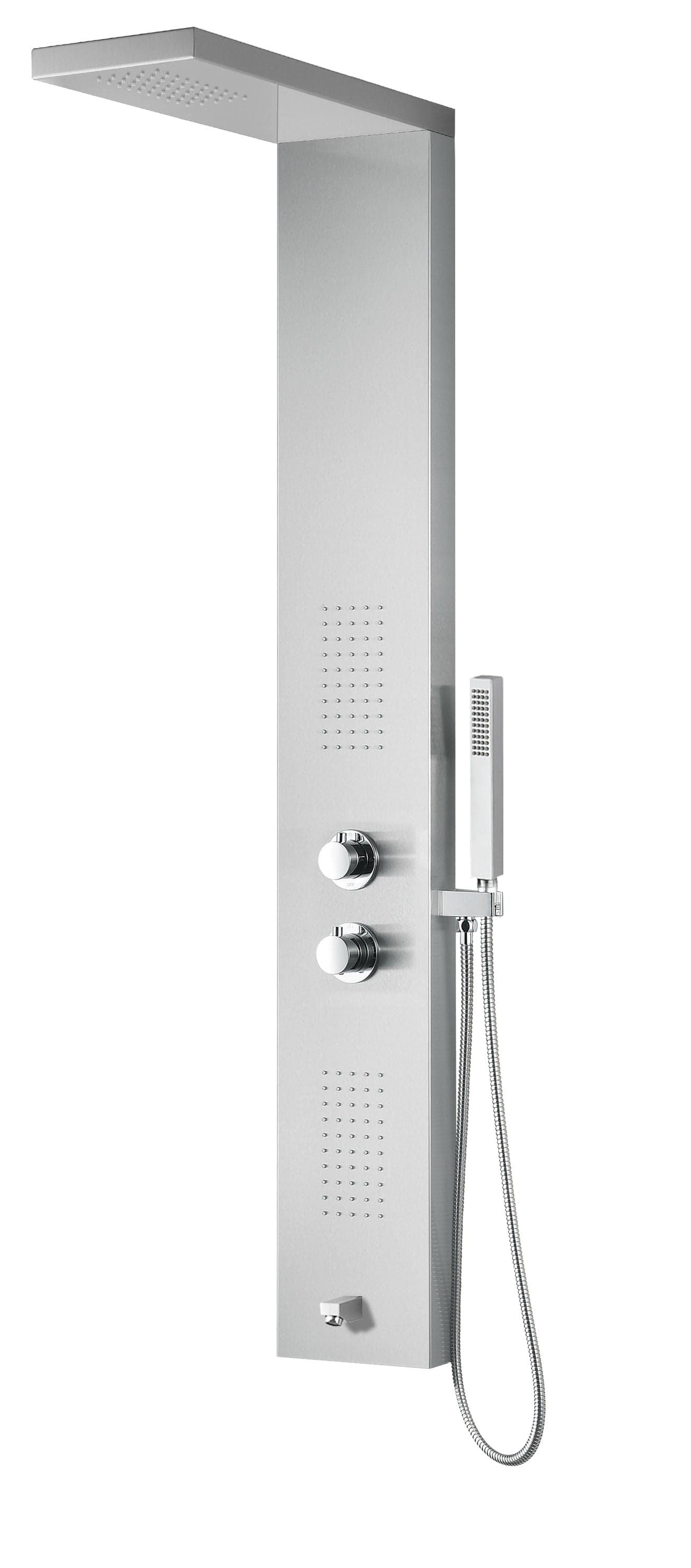 ST8858K SHOWER PANEL SATIN NICKEL