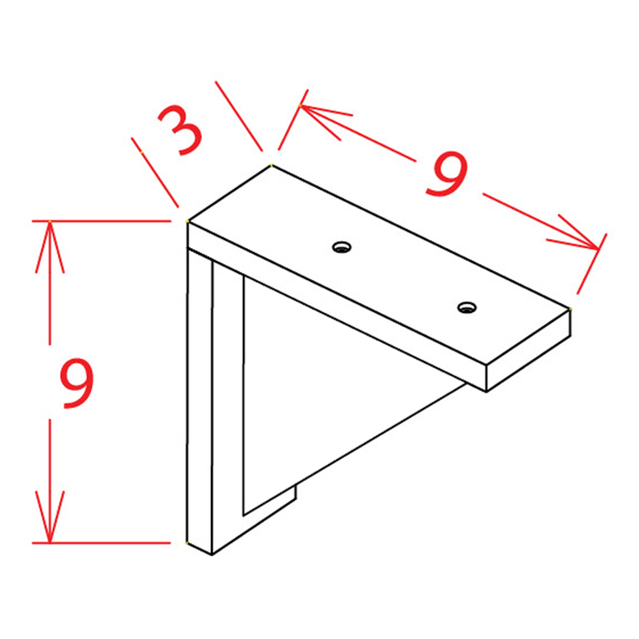 White Shaker - Corbels-CB9