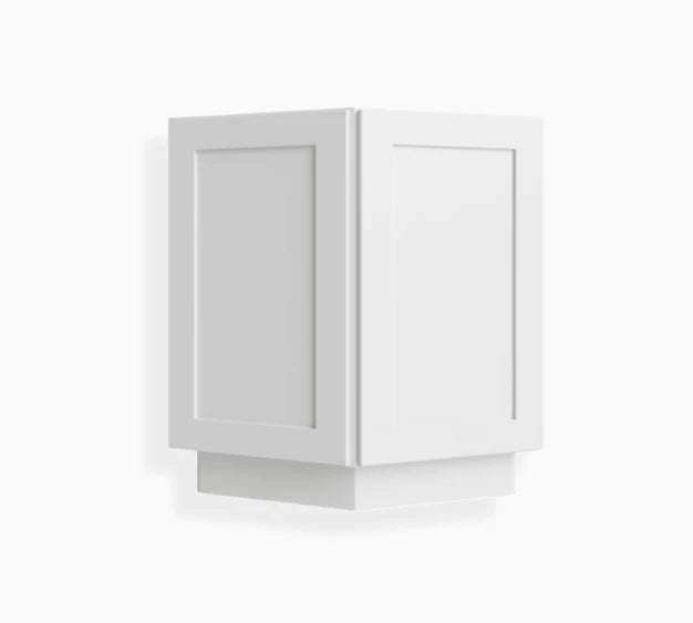 Shaker White - Base End Cabinet SW-BEC24