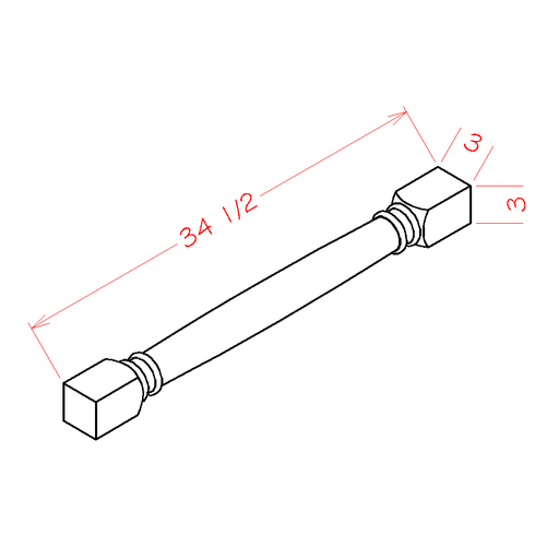 White Shaker - Decorative Legs-CLDL