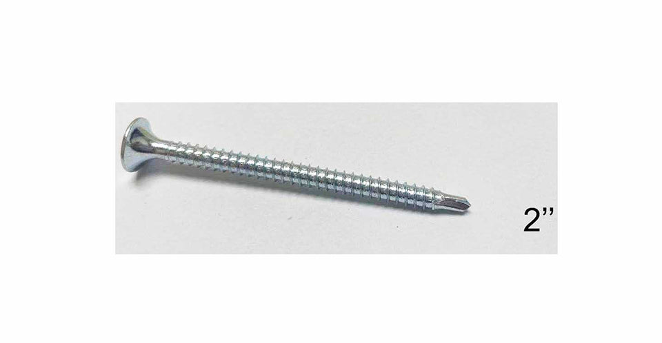 DRYWALL TEK SCREWS #6*2'' (1 POUND)