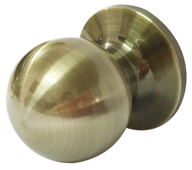 DUMMY LOCK (BALL KNOB) ANTIQUE BRASS