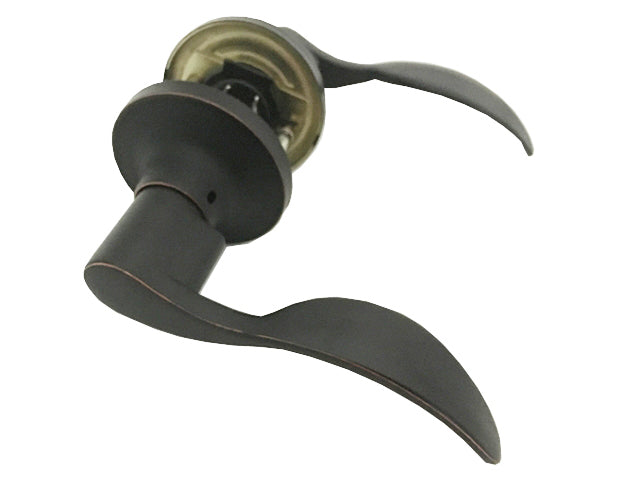 PASSAGE LOCK (ACCENT WAVE) OIL RUBBED BRONZE