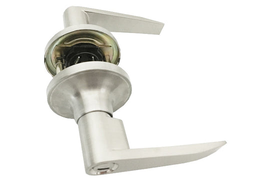 PRIVACY LOCK (STRAIGHT LEVER) SATIN NICKEL