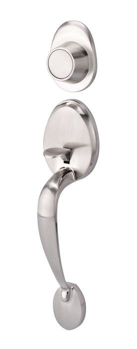 #8581-SATIN NICKEL ROUND DUMMY HANDLESET