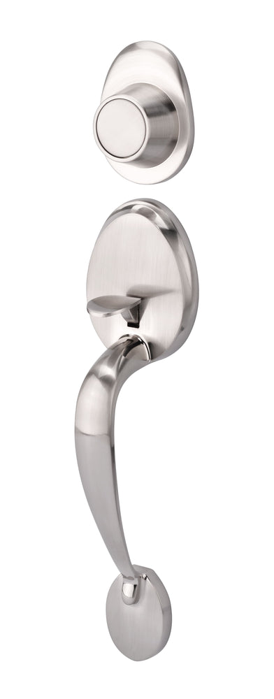 #8581-SATIN NICKEL ROUND DUMMY HANDLESET