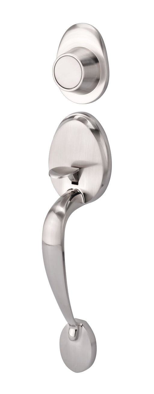 #8581-SATIN NICKEL ROUND DUMMY HANDLESET