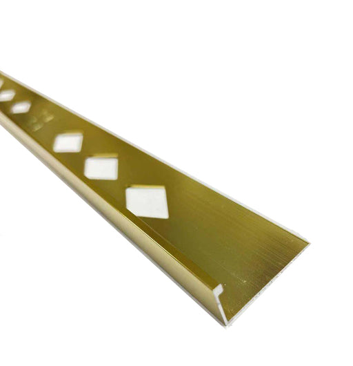 3/4''*8' METAL L-CHANNEL BRASS
