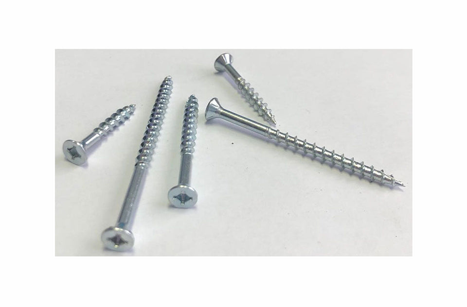 #8*1-1/2'' FLAT HEAD WOOD SCREWS (1 POUND) - QUAD DRIVE