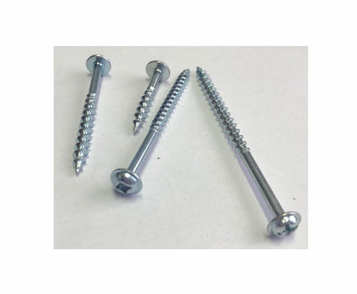 #8*2'' ROUND HEAD WASHER WOOD SCREW (1 POUND) - QUAD DRIVE