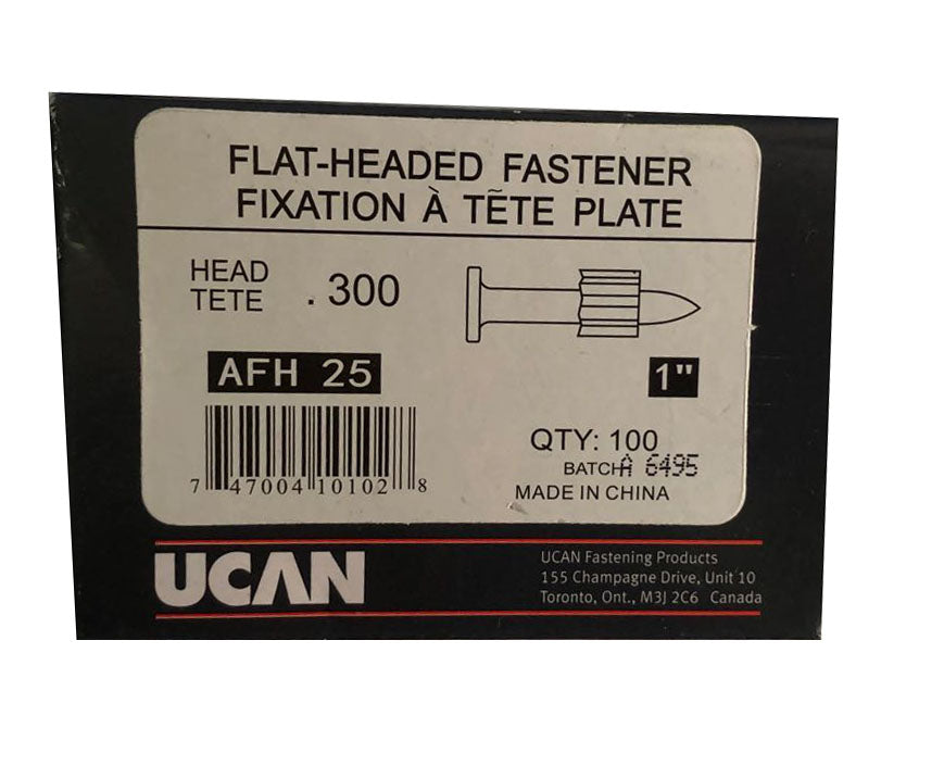 1'' FLAT-HEADED FASTENER (100 PCS)