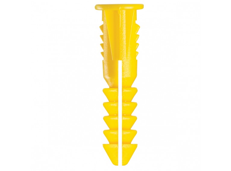 #4-6*7/8'' PLASTIC SCREW ANCHORS (100 PCS)