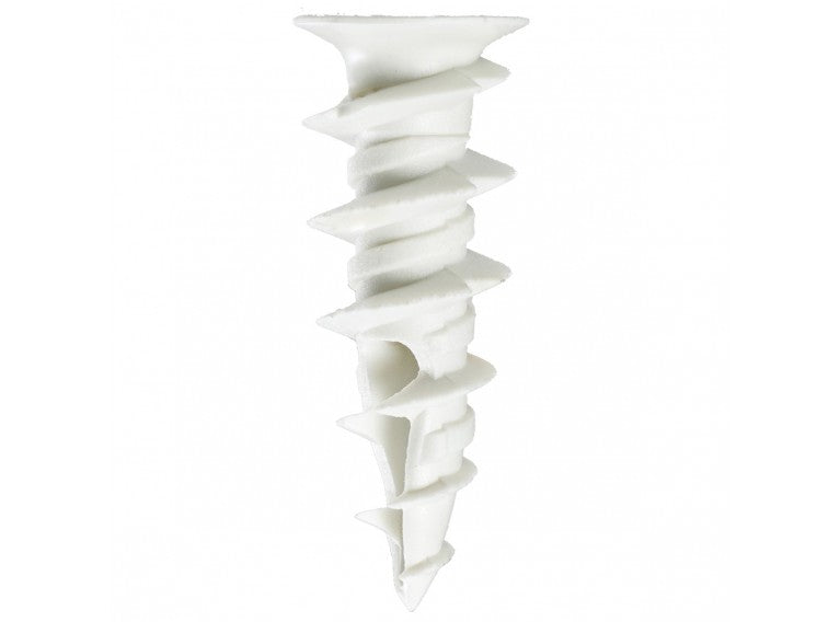 #6N+SCREWS, WALL DRILLER NYLON VERSION (100 PCS)
