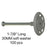 1-7/8" FLAT HEAD INSULATION PIN WITH 30MM SOFT WASHER- 100PCS