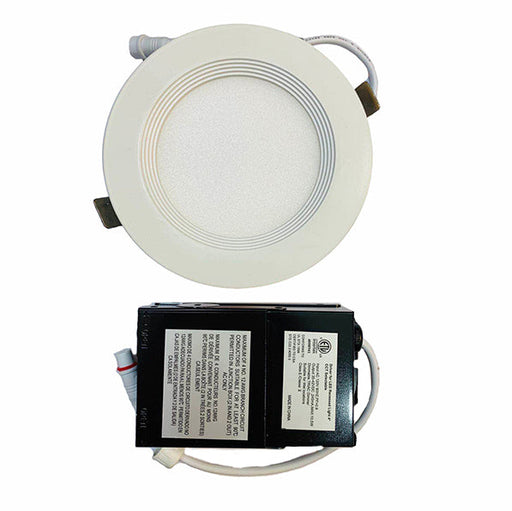 4'' LED ROUND BAFFLE SLIM LED POTLIGHT (3 LIGHT COLOUR OPTIONS: 3000K,4000K AND 5000K) WITH JUNCTION BOX